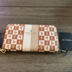 London Fog Adalia Signature Zip Around