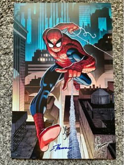Signed Spider-Man Art Prints (John Romita Jr / Scott Hanna)