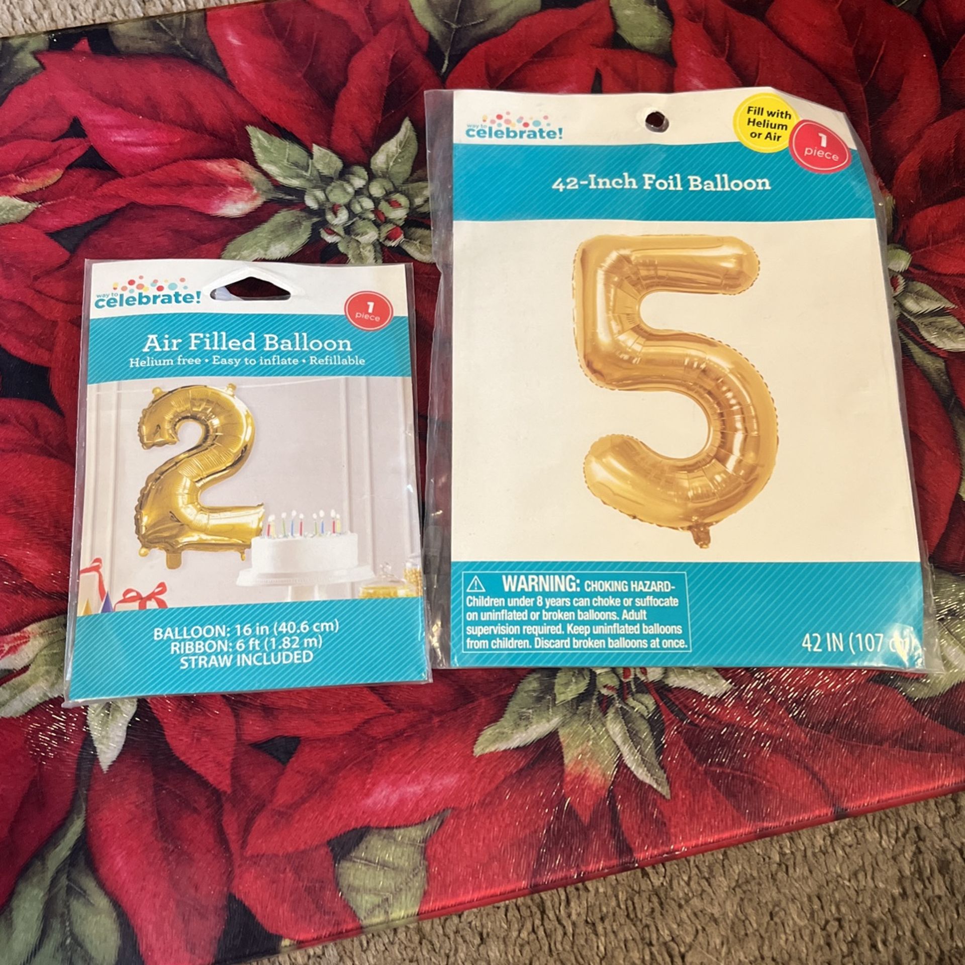 Birthday balloons