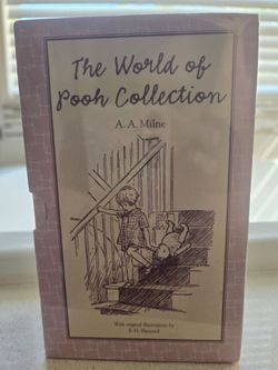 Brand new set of 4 The World of Pooh Collection books by A.A. Milne