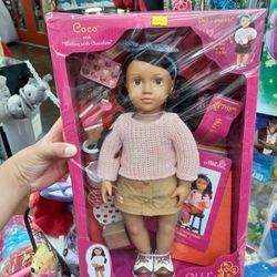 Our Generation Coco Posable 18" Baking Doll & Storybook