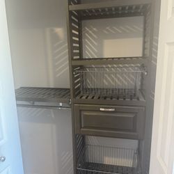 Allen&Roth Closet System In Grey 