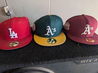 New Era 59Fifty MLB Fitted Hats – Lot of 3