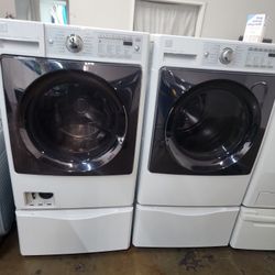 KENMORE ELITE SET STEAM WASHER AND ELECTRIC DRYER JUMBO LIKE NEW 