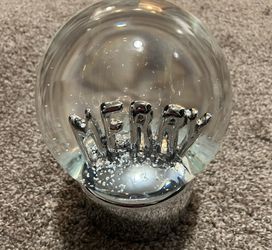 christmas crystal snowball