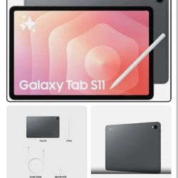 New Sealed Samsung Galaxy Tab S11 128GB 11" Wi-Fi Tablet S-Pen 