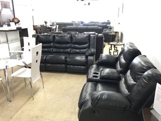 Reclining sofa and love seat both 9520288