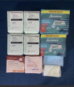 Assurance and Tranquility Premium Underpads Bundle
Count of 135.