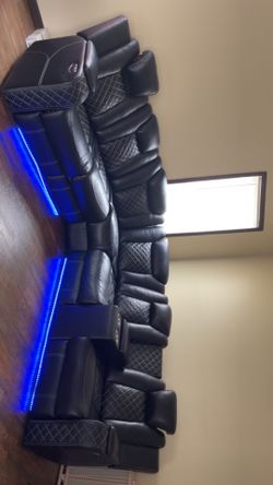 Leather Couch $500