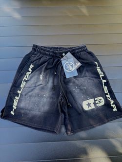 Hellstar Shorts - Black/White - Sizes M,XL