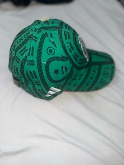 Adidas Mexico National Team Adjustable Hat Cap Green Soccer Football New