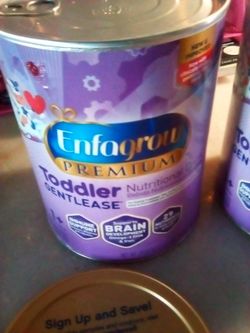 2 Unopened Enfagrow Premium Toddler Gentlease Formula – 29.1 oz