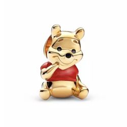 Winnie The Pooh Charm Compatible With Pandora Bracelets, Necklace And Keychains 