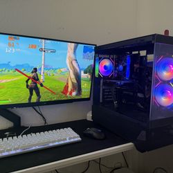 Black Gaming Pc Computer Desktop 