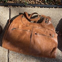 Patricia Nash Ergo Studded Shoulder Bag made from Italian leather