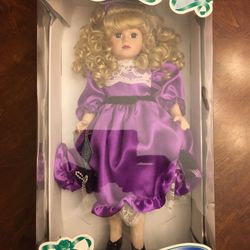 18” New Porcelain Doll by Melissa Jane