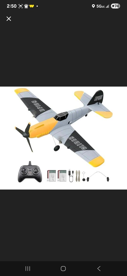 RC Airplane BF109 Fighter