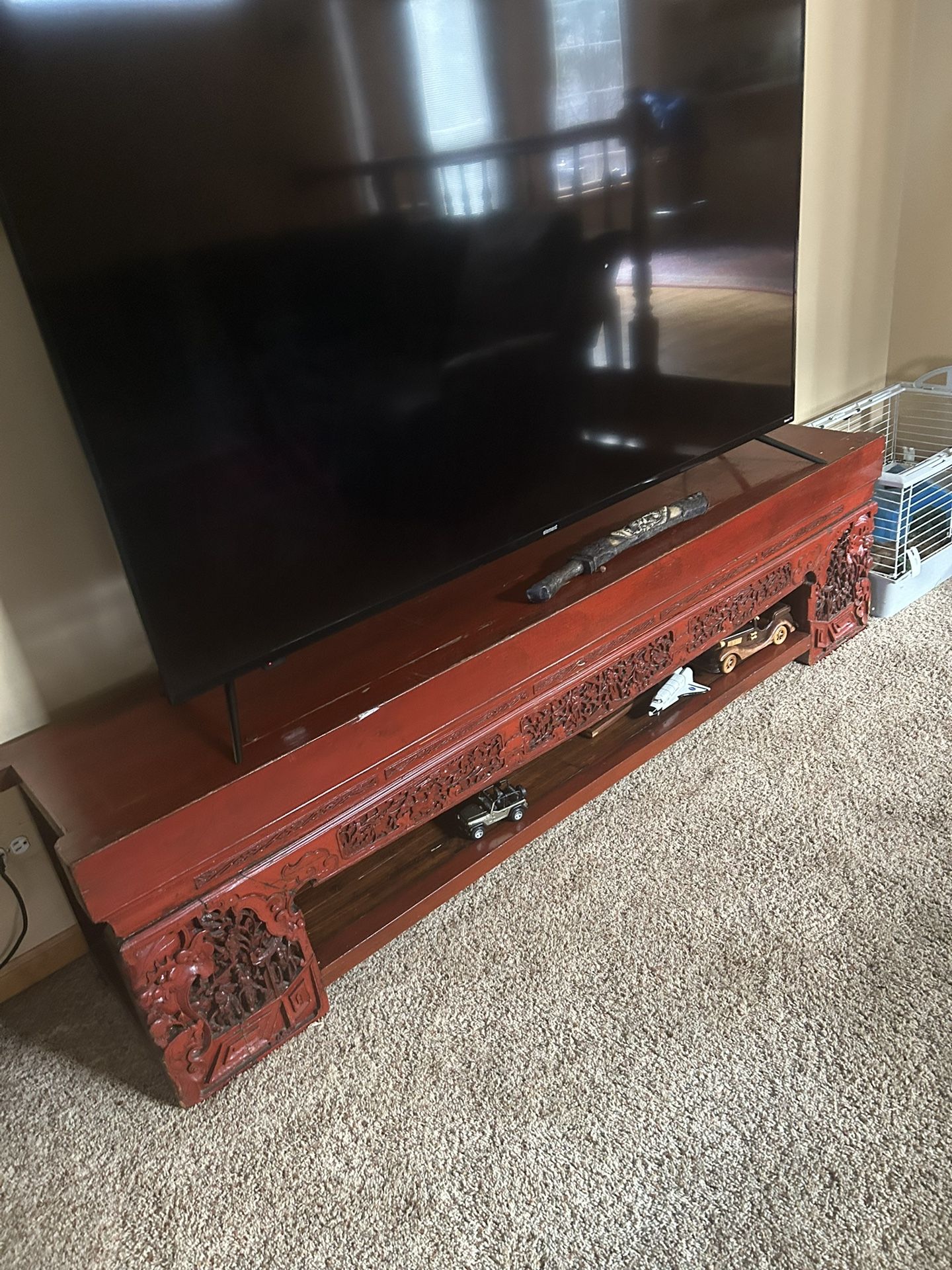 Antique Hand Carved Chinese Table