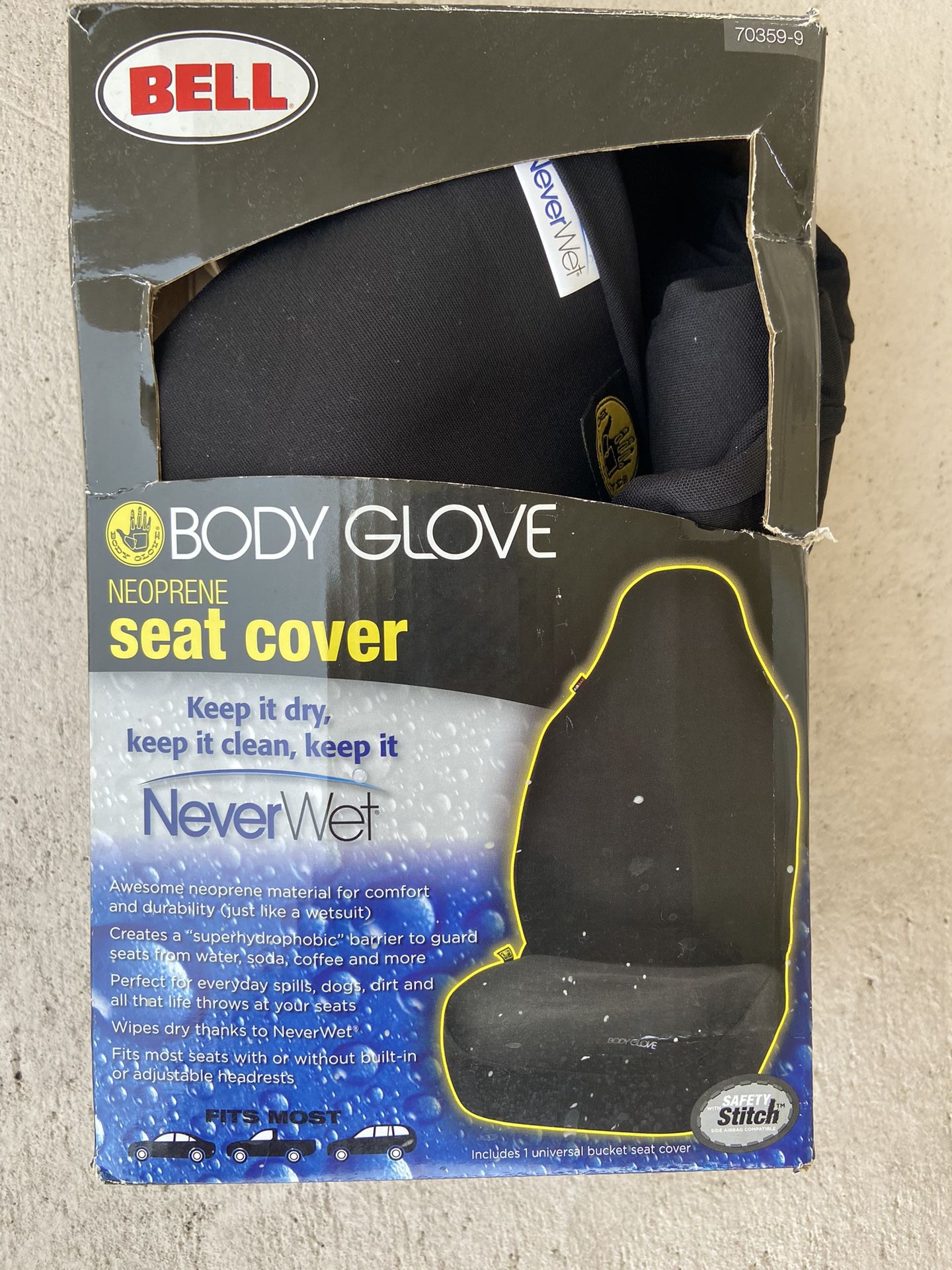 Brand New Body Glove Seat Cover