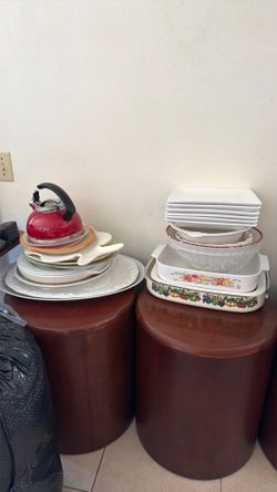 Serving plates and bowls