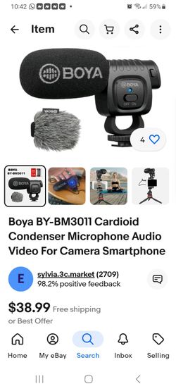 Boya Microphone And 3 Smartphone Supports 