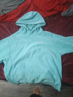 Champion Pullover Hoodie Light Blue