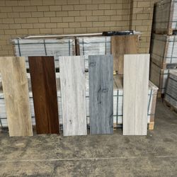 Vinyl Flooring And Porcelain Tiles $1.65