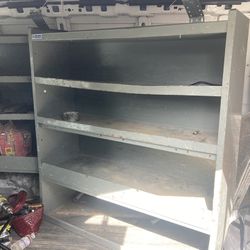 Two Metal Shelving Units For The Van