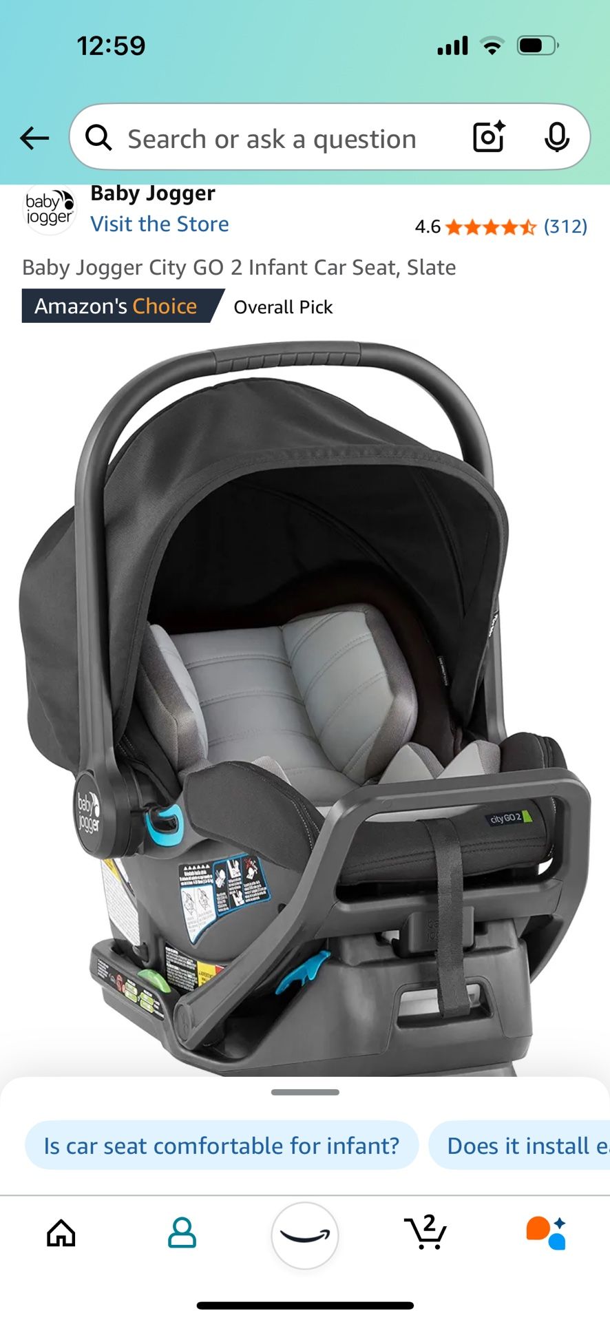 Baby Jogger Infant Car Seat