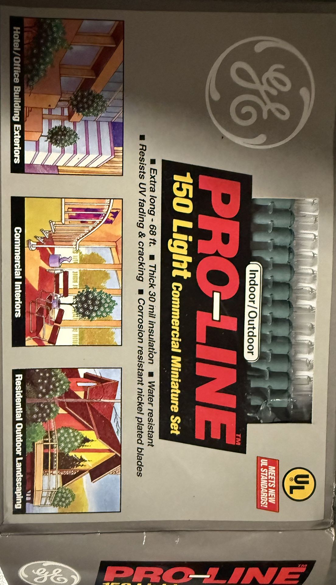 GE 150 PRO LINE Indoor outdoor Clear Lights