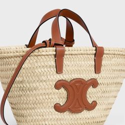 Authentic Celine Summer Palm Bag 