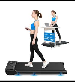 New THERUN Walking Pad Treadmill W/ 2.5HP, 265lbs Capacity, LED Display & Remote