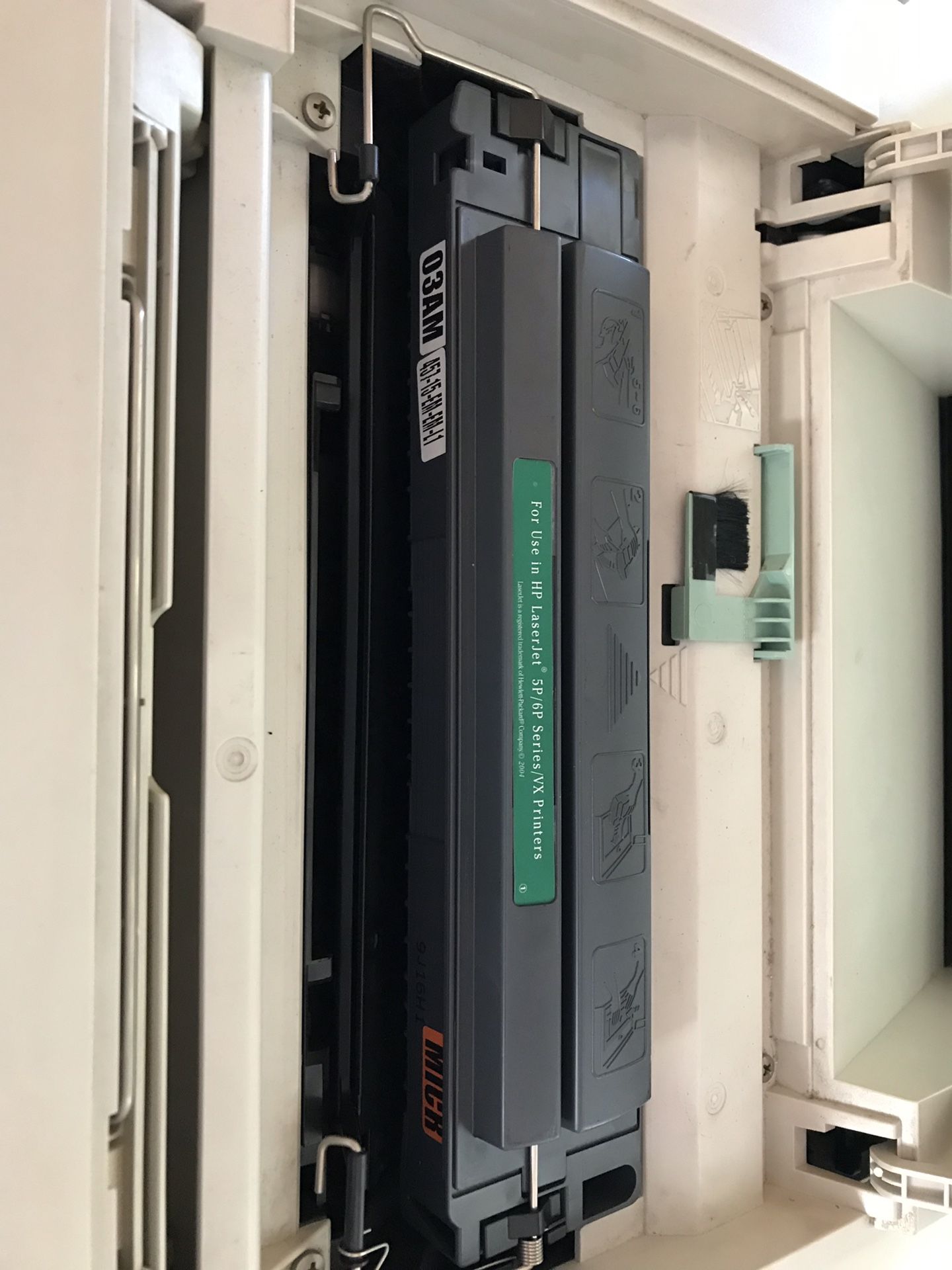HP laserJet 6P with a micr toner