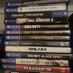 Various PS4 Titles 