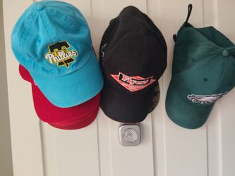 Set of 8 Philadelphia sports caps