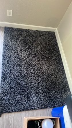 Cheetah print carpet