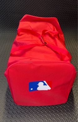Red MLB Logo Baseball Players Equipment Bag Brand New 36”L X 16” W X 16”H