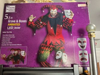 Home Accents Holiday 5.5 ft Animated LED Jester