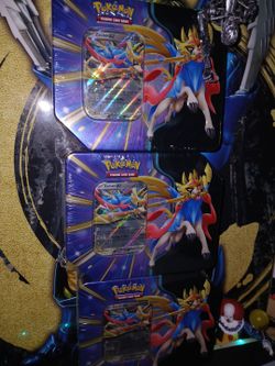 Pokemon tin zacian promo $60 each