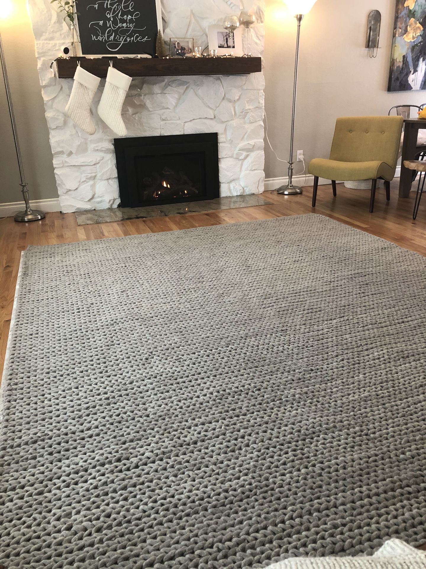 Light Gray Braided Area Rug 10x12 ft for Sale in Edmonds, WA OfferUp