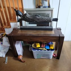 Console Table And Art