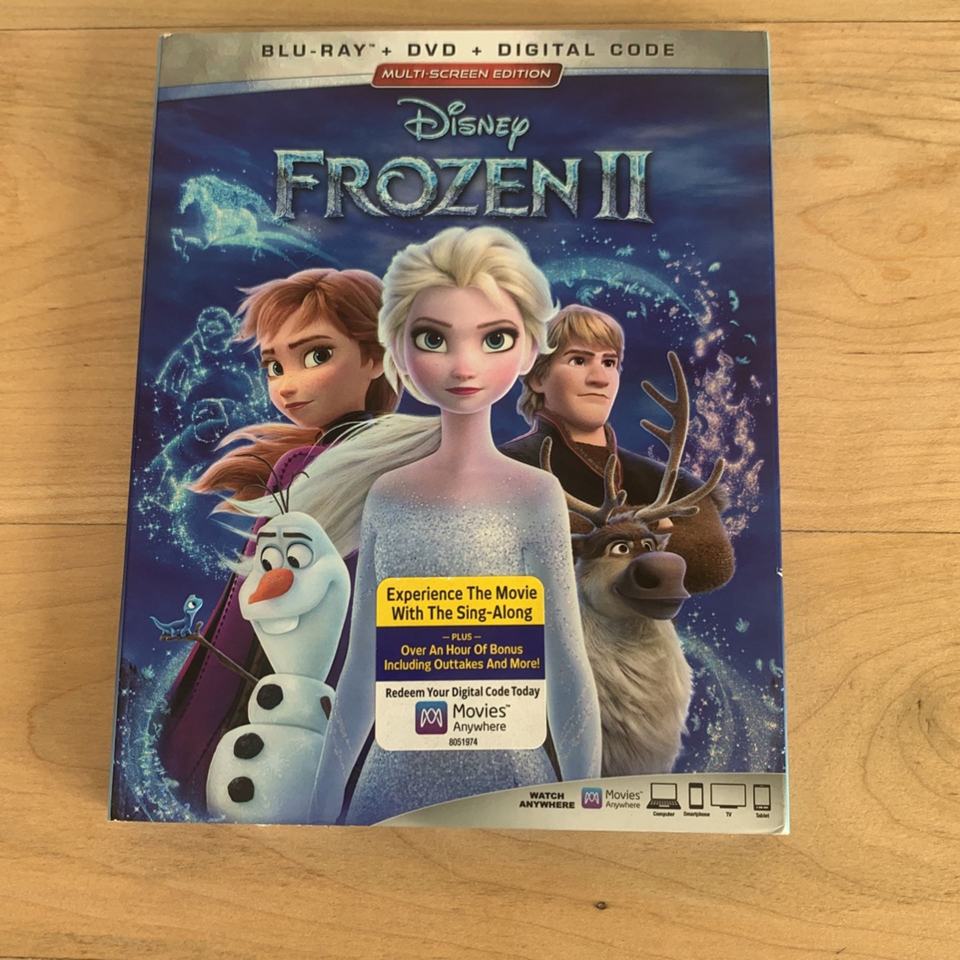 Frozen 2 Blu-ray+DVD+Digital Copy
