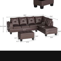 Brown Couch