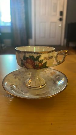 Vintage Florida thin porcelain cup