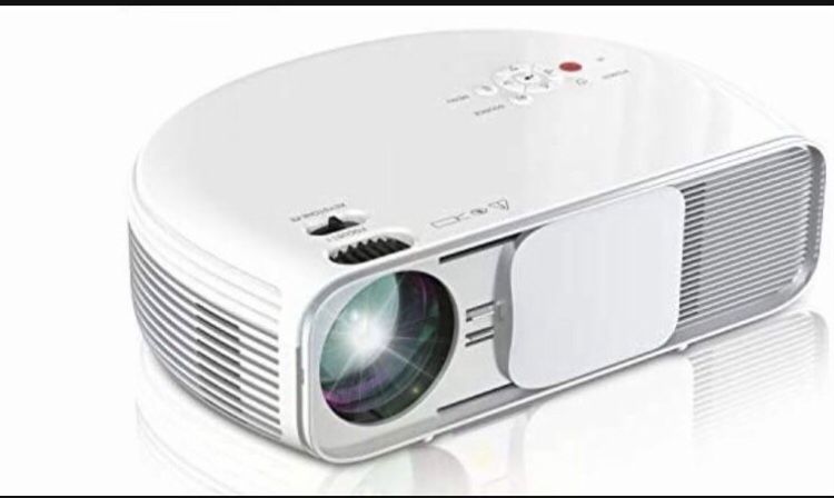 Video Projector Home Theater Projector LCD Portable Projector 1080P Full HD Projector with 3600 Lux 208
