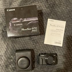 Canon Powershot G7X Mark II
