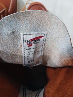 Red wing moc toe boots