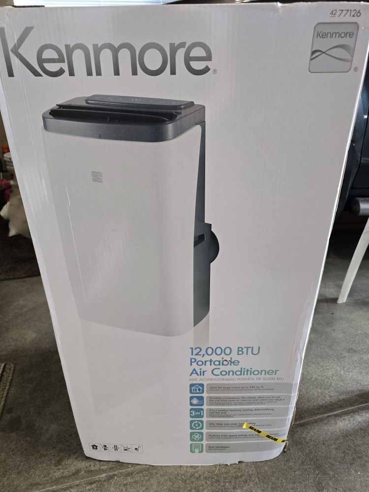 12,000 BTU Portable Air Conditioner (Free)