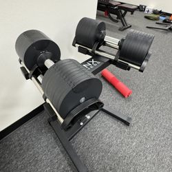 LYNX FITNESS ( BRAND NEW IN BOX ) Pair Of 80lb Adjustable Dumbbells