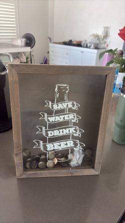 Bottle cap frame